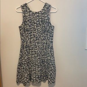 Banana republic patterned work dress